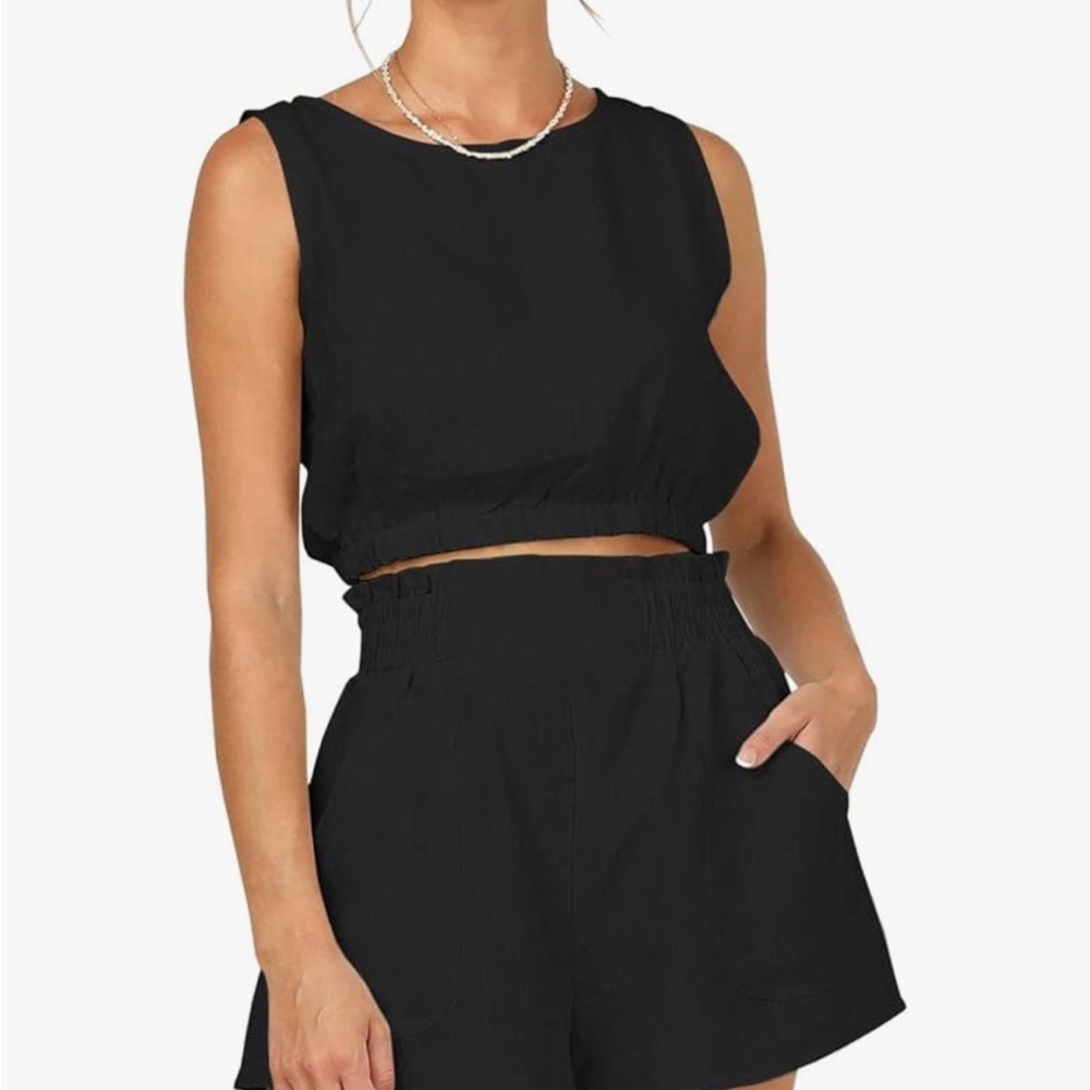 Amazon Black Two-Piece Set